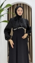 Nevin Tesettür Abiye Elbise - Siyah