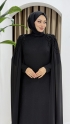 Hicran Tesettür Abiye Elbise - Siyah