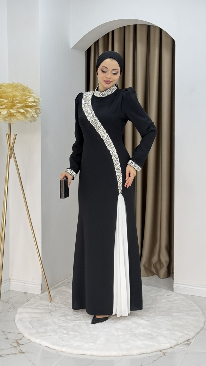 Naz Abiye Elbise - Siyah