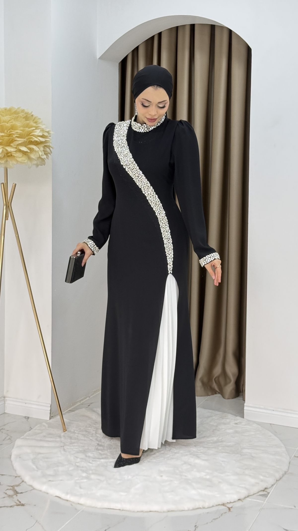 Naz Abiye Elbise - Siyah