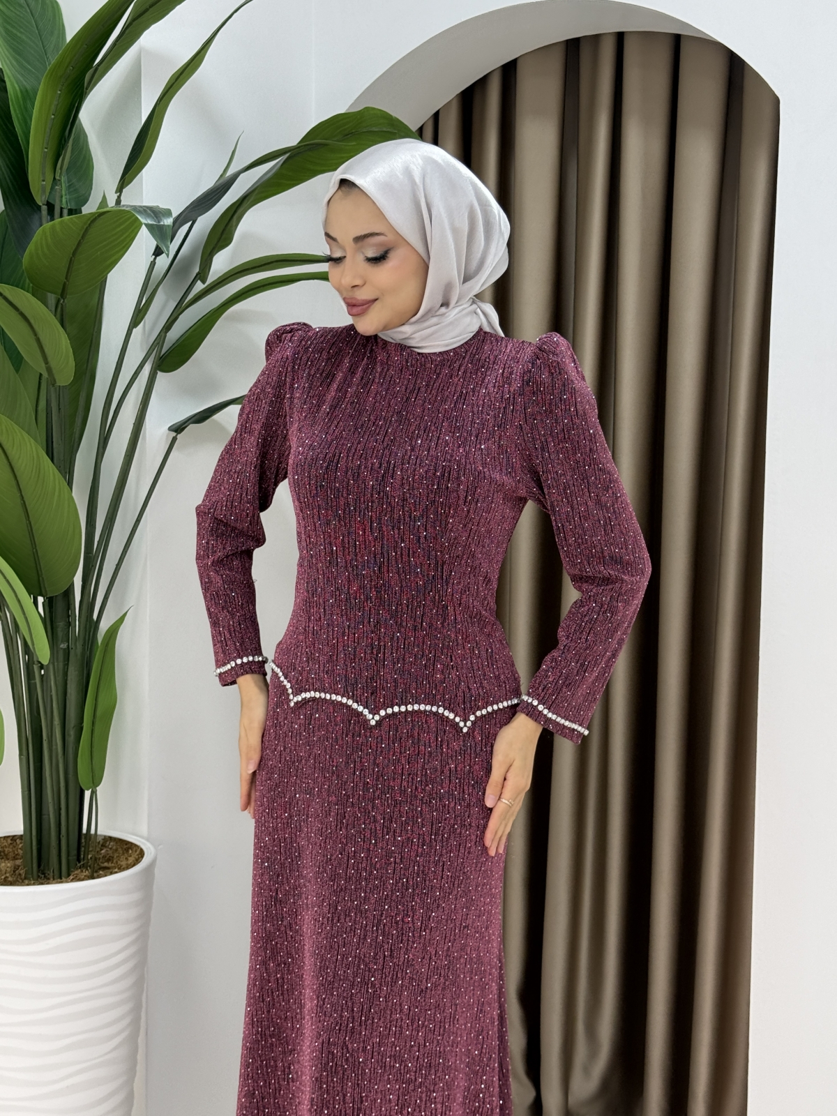 Derya Abiye Elbise - Gül