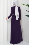 Rezzan Abiye Elbise - Mor