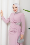 Rezzan Abiye Elbise - Pembe