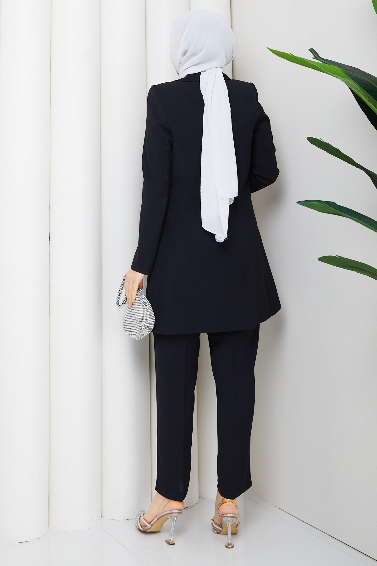 Melodi Pantolon Ceket Takım - Siyah