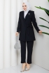Melodi Pantolon Ceket Takım - Siyah