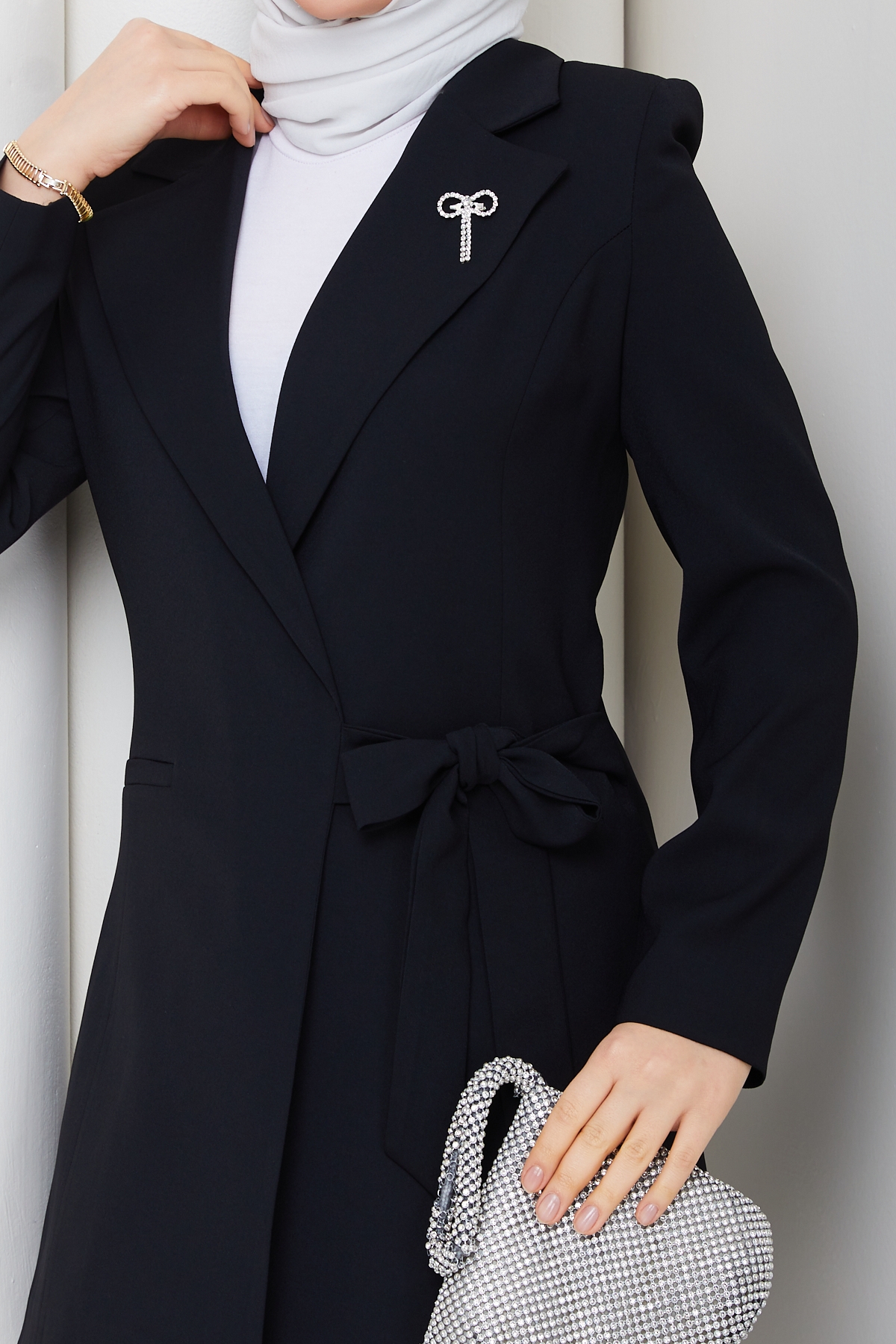 Melodi Pantolon Ceket Takım - Siyah