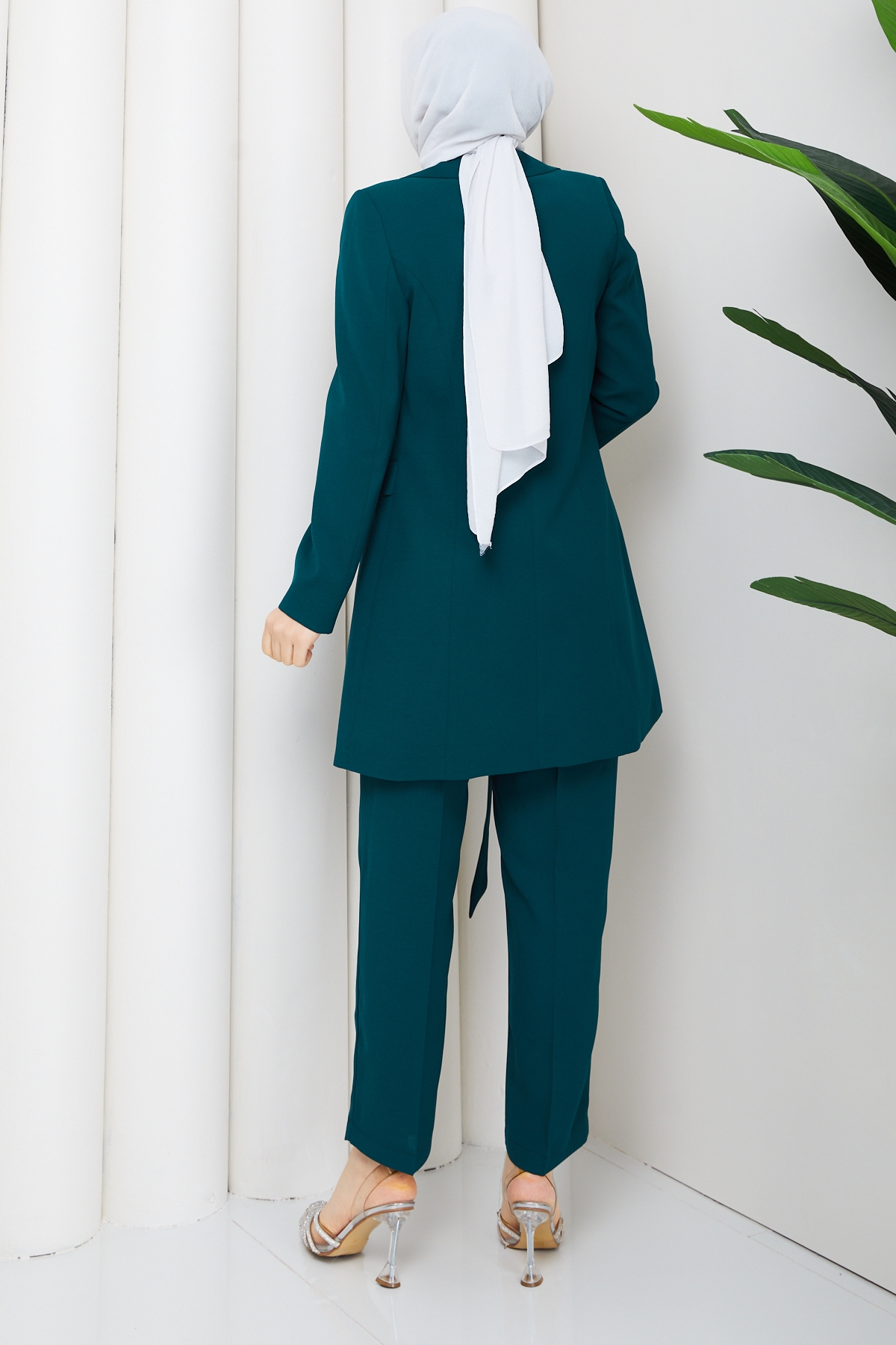 Melodi Pantolon Ceket Takım - Zümrüt