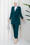 Melodi Pantolon Ceket Takım - Zümrüt