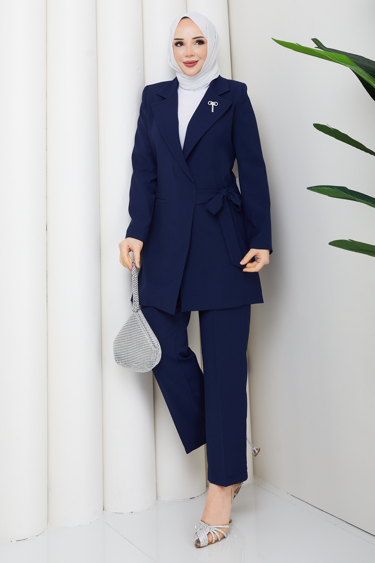 Melodi Pantolon Ceket Takım - Lacivert