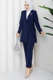 Melodi Pantolon Ceket Takım - Lacivert