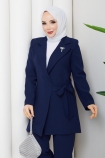 Melodi Pantolon Ceket Takım - Lacivert