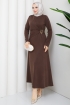 Meral Elbise - Kahve