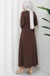Meral Elbise - Kahve