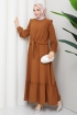Diva Linda Etekli Takım - Kahve