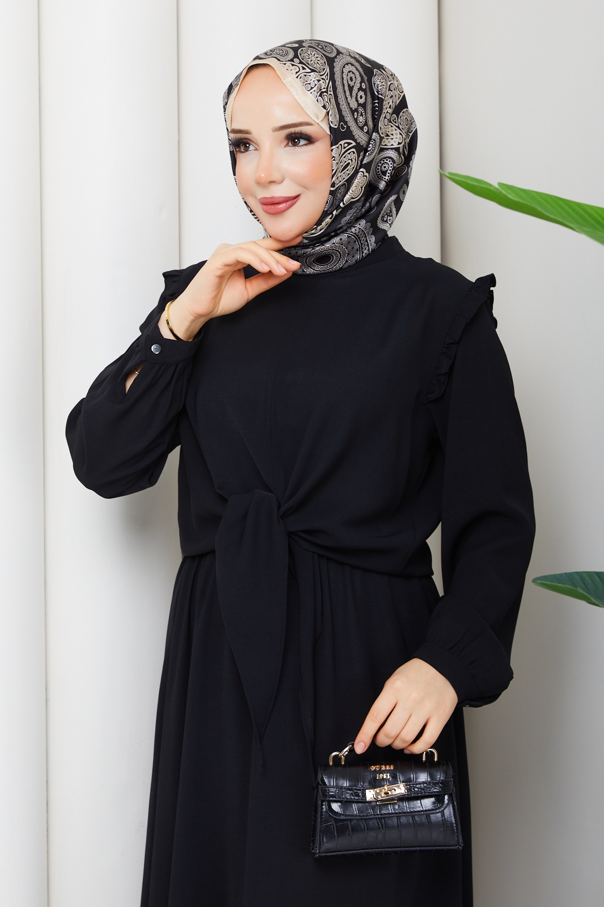 Diva Linda Etekli Takım - Siyah