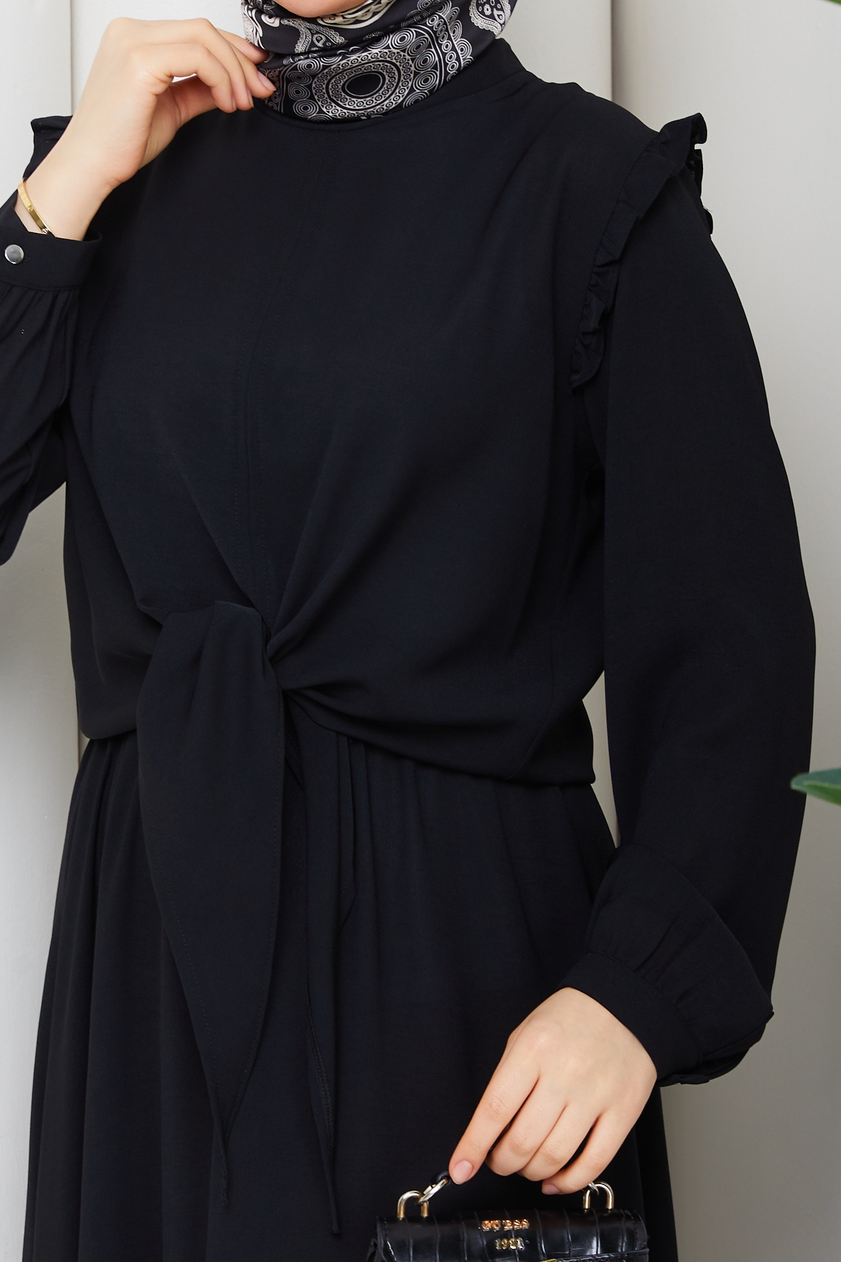 Diva Linda Etekli Takım - Siyah