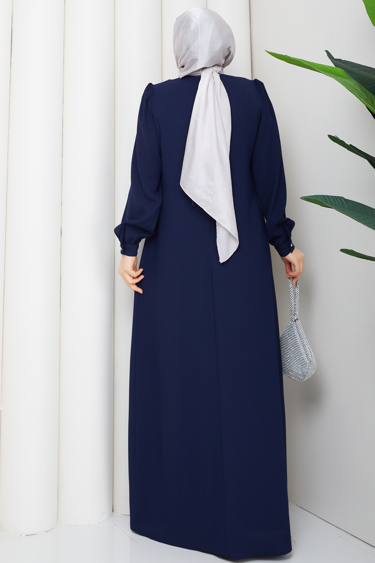 Minel Abiye Elbise - Lacivert