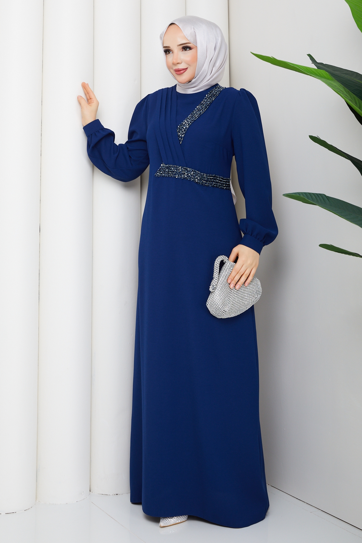 Minel Abiye Elbise - Saks