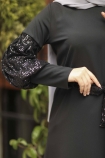 Zara Pul Payet Detaylı Elbise