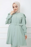 Volanlı Takım 4597 - Mint Yeşili
