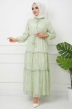 Nur Elbise 4609 - Yeşil