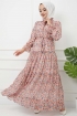 İrem Elbise 4605 - Bej